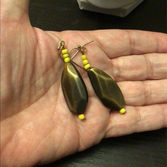 Firstmeet. Yellow Multi Strands Beads Necklace - Picture 7 of 8